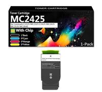 CFDFDA MC2425 Cartouche de Toner C232HK0 C232HC0 C232HY0 C232HM0 Compatible pour Lexmark C2325 MC2325 C2425 MC2425 MC2535 MC2640 Imprimante, 6000 Pages,Black