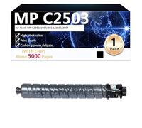 CFDFDA MP C2503 Cartouches de Toner de Capacité de Remplacement pour 841925 841926 841927 841928 Cartouche de Toner pour Ricoh MP C2003 2004 2011 2503 2504 Imprimante, avec Puce,Black