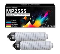 CFDFDA MP2555 Remplacement de Cartouche de Toner, Cartouche de Toner avec Puce pour RICOH MP 2554SP 2555SP 3054SP 3055SP 3554SP 3555SP Imprimante, 24000 Pages,2*Black