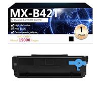CFDFDA MX-B42T Cartouches de Toner Compatibles (Pas de Puce) pour Sharp MX-B427W MX-B427PW Imprimante, 15000 Pages,Black
