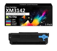 CFDFDA Rendement Élevé XM3142 Cartouche de Toner Compatible pour Lexmark M1342 XM1342 XM3142 Imprimante, Profitez d'une Impression Haute Définition,Black