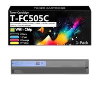 CFDFDA T-FC505C Cartouche de Toner à Haut Rendement de Remplacement pour Toshiba e-Studio 2000A 2500AC 2505AC 3005AC 3505AC 4505AC 5005AC Imprimante,Cyan