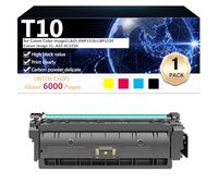 CFDFDA T10 Remplacement de Cartouche de Toner Compatible T10BK/C/M/Y avec Puce pour Canon Color imageCLASS XMF1538 LBP1538 Imprimante,Yellow