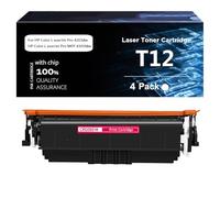 CFDFDA T12 Remplacement Compatible de la Cartouche de Toner par Puce pour HP Color LaserJet Pro 4203dw MFP 4303fdw Imprimante, 1 Pack-Noir, Haut Rendement 7400 Pages,Magenta