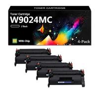 CFDFDA W9024MC à Haut Rendement Cartouche de Toner Compatible avec Puce pour HP Laserjet Managed E40040dn MFP E42540f Imprimante, 11500 Pages,4*Black
