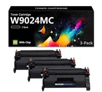 CFDFDA W9024MC Cartouches de Toner Haute Capacité Compatibles de Remplacement à Haut Rendement 11500 Pages pour HP Laserjet Managed E40040dn MFP E42540f Imprimante,3*Black