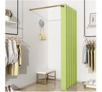CFDZCP Cabine D'Essayage Cabine D'essayage De Magasin De Vêtements en Forme De L, Rideau De Séparation d'angle for Intimité, Rideau De Porte De Vestiaire, Taux D'ombrage Jusqu'à 99%(D,120x120x200cm)