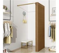 CFDZCP Cabine D'Essayage Cabine D'essayage De Magasin De Vêtements en Forme De L, Rideau De Séparation d'angle for Intimité, Rideau De Porte De Vestiaire, Taux D'ombrage Jusqu'à 99%(A,80x80x200cm)