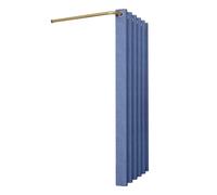 CFDZCP Cabine D'Essayage Rideau De Séparation d'angle, Rideau De Porte De Dressing, Cabine D'essayage De Magasin De Vêtements, avec Tringle en L, Rideau Occultant(J,80x80x200cm)