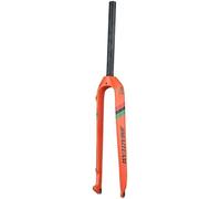 CFDZCP Fourches pour vélo 26 27,5 29 '' Fourches Rigides en Carbone Frein À Disque, Fourche Avant De Vélo De Montagne Fourche VTT QR 9 Mm 1-1/8 ''(Orange,27.5'')