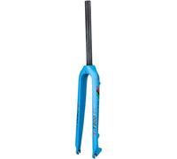 CFDZCP Fourches pour vélo 26 27,5 29 '' Fourches Rigides en Carbone Frein À Disque, Fourche Avant De Vélo De Montagne Fourche VTT QR 9 Mm 1-1/8 ''(Blue,26'')