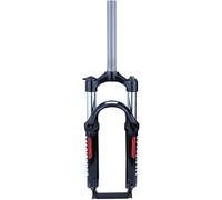 CFDZCP Fourches pour vélo Fourche À Suspension De Vélo De Montagne De 20 Pouces, Voyage 80 Mm VTT BMX Fourche Avant De Vélo Pliante Pliante 1-1/8" Fourche Droite 9 Mm QR Verrouillage Manuel(Red,20'')