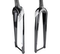CFDZCP Fourches pour vélo Fourche Rigide Entièrement en Fibre De Carbone Fourche De Vélo De Route 700c 1-1/2'' Conique 26'' 27,5'' 29'' Fourche VTT VTT Axe Traversant 12x100mm(White)