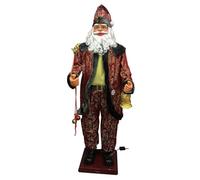 CFDZCP Père Noël Chantant Et Dansant, Statue Électrique Grandeur Nature De 1,8 M, Figurine Animée Et Musicale, Décoration De Noël for L'entrée d'un Hôtel Ou d'un Centre Commercial(7)