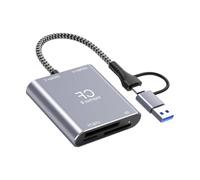 CFE Type B Lecteur de carte mémoire USB 3.2 Gen 2 10 Gbps pour ordinateur portable, tablettes, accessoires lecteur de voyage