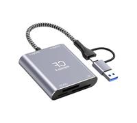 CFE Type B Lecteur de carte mémoire USB 3.2 Gen 2 10 Gbps pour ordinateur portable, tablettes, accessoires lecteur de voyage