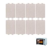 CFEWV 8 Pièces Plaque Mica Micro Ondes,11.5X6.5 Cm Micro Ondes Mica Feuille, Plaque De Mica Universelle, D'Isolation Thermique Super Épais, Facile À Découpé