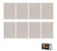 CFEWV 8 Pièces Plaque Mica Micro Ondes,15X12 Cm Micro Ondes Mica Feuille, Plaque De Mica Universelle, D'Isolation Thermique Super Épais, Facile À Découpé