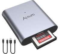 CFexpress Card Reader, USB C 3.1 Gen 2 to CFexpress Type B Memory Card Reader Adapter up to 10Gbps, with C to C and C to A USB Cables, Support Android/Windows/Mac OS/Linux