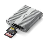 CFexpress Lecteur de carte mémoire double fente Type A et SD4.0 UHS-II, 10 Gbit/s USB 3.1 Gen 2, lecteur CF Express pour CFexpress Type A/SD/SDHC/SDXC/SDUC, Plug and Play, compatible avec