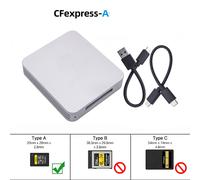 CFexpress Lecteur de Carte USB 3.1 Isabel 2 Type C 10Gbps CFE-B/Carte CFE-A Carte Mémoire Adaptateur De Stockage pour PC Ordinateur Portable Téléphone - Type TypeA A to C C to C