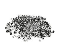 Cffuvros 500Pcs Eyelets Métalliques, Bonne Ténacité, Pas de Déformation, Pas de Pollution Robuste Fine L'Œillette Œillet Œillet pour Chaussures de Bagages Conception de Chapeaux (YK4 / 5-C12 (couleur