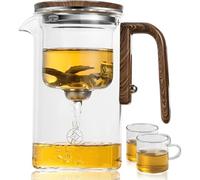 CFGYHN Théière Enchantea, Pot Harmony, Infuseur de Thé Artisanal, Théière Magique avec Passoire - 520 ml, 2 tasses