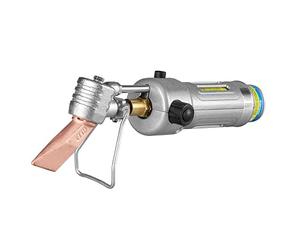 CFH Fer à souder en cuivre PK 932 - Fer à souder mobile à gaz avec allumage piézoélectrique et fer en cuivre de 240 g - Chalumeau pour braser les gouttières, les tôles de cuivre et les tôles d'acier