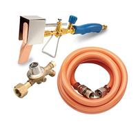 CFH Fer à souder pour cuivre avec tuyau en plastique propane et régulateur de propane Ensemble de soudure