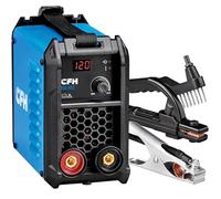 CFH Poste à souder Inverter 120 A ISG 882 - Poste à souder MMA avec démarrage à chaud, anti-stick, Arc Force et protection contre la surchauffe, 15-120 A, pour électrodes de tige de Ø 1,5-3,2 mm