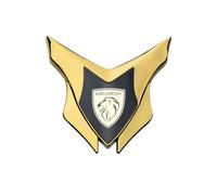 CFHJFG 1 pièce Auto Métal Emblème pour Peugeot Traveller L2,3D Logo Mode Décoratif Badges Collants Stickers Facile à Installer Corps Fenêtre Latérale Métal Badge Accessoires,Black-2