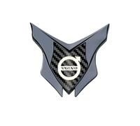 CFHJFG 1 pièce Auto Métal Emblème pour Volvo XC90,3D Logo Mode Décoratif Badges Collants Stickers Facile à Installer Corps Fenêtre Latérale Métal Badge Accessoires,Carbon Fibre-2