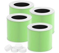 CFKREYA Filtre HEPA H13 compatible avec purificateur d'air MORENTO/Loytio/AYAFATO/IOIOW HY1800, lot de 4 filtres de rechange HY1800 avec 8 tampons d'arômes supplémentaires