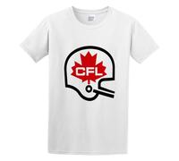 CFL Retro Logo Canadian Football League Vintage Throwback Men T-Shirt White Unisex Tops Casual Tee L