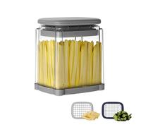 Cflagrant Coupe-Frites Manuel Professionnel, 2 Grilles de Découpe 6 et 10 mm, Sans BPA