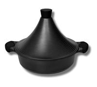 Cflagrant® Tajine Marocain Façon Pierre Induction Revêtement sans PFOA en Greblon C3+ de Technologie Allemande 32cm