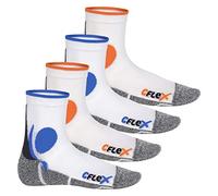 CFLEX - 4 paires de chaussettes de course blanc - 43-46