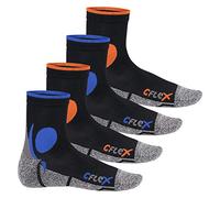 CFLEX - 4 paires de chaussettes de course noir - 39-42