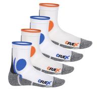 CFLEX - 4 paires de chaussettes de course blanc - 39-42