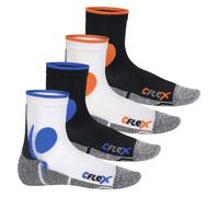 CFLEX - chaussettes de running / course à pied (4 paires) pour hommes et femmes toutes les couleurs 43/46