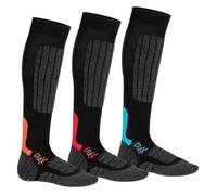 CFLEX Chaussettes de ski et de snowboard pour femmes et hommes (3 paires) - Mix 43/46
