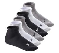 CFLEX LIFESTYLE - Lot de 6 paires de chaussettes basses - unisexe - noir/gris/blanc - taille 43-46
