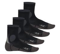 CFLEX - Lot de 4 paires de chaussettes de sport - protection contre les chocs - respirantes
