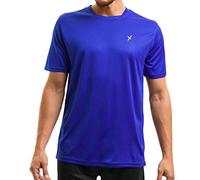 CFLEX T-shirt de sport piqué pour homme Collection, bleu roi, S
