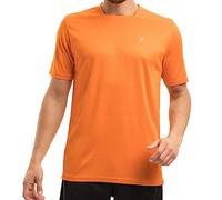 CFLEX T-shirt de sport piqué pour homme Collection, Orange, XL