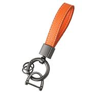 CFLNYC Porte-clés de lanière de Poignet, Porte-clés de lanière de Poignet en Similicuir avec Anneau en D détachable, Porte-clés de Voiture de Maison Portable