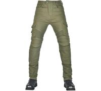 CFlong Pantalon de Moto Pantalon de Protection Homme Pantalon/Femme de Moto avec 2 Paires de Protections au Niveau des Hanches et des Genoux Coussinets Amovibles (Vert,M)