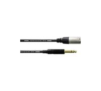 CFM 3 MV 3 m XLR (3-pin) 6,35 mm câble audio Noir, Argent