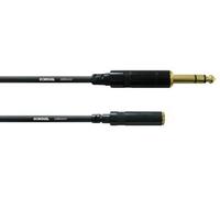 Cordial Câble audio stéréo jack mâle/minijack femelle 3 m
