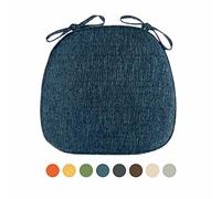 CFMZ Galette De Chaise Exterieur X2, Coussin De Chaise Epais 40x40, Coussin pour Salon De Jardin, Lavable Coussin Chaise Salon AntidéRapant Doux et Confortable Bleu